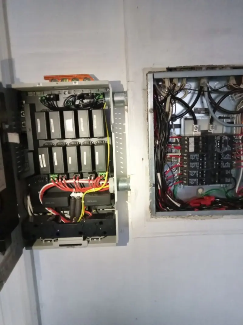 Electrical panel upgrade completed for Ring Doorbell Installation in Gautier